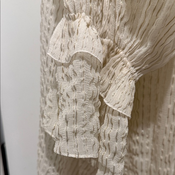 Chloe Cream Ruffle Maxi Dress - Picture 6 of 8